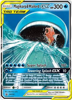 Magikarp & Wailord-GX #SM166 from SM Black Star Promos