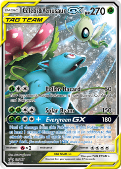 Celebi & Venusaur-GX #SM167 from SM Black Star Promos