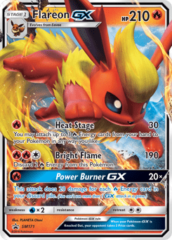 Flareon-GX #SM171 from SM Black Star Promos