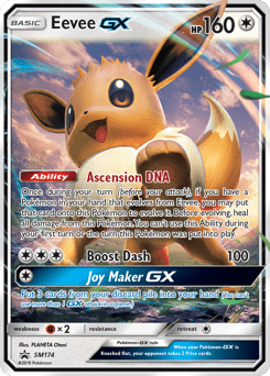 Eevee-GX #SM174 from SM Black Star Promos
