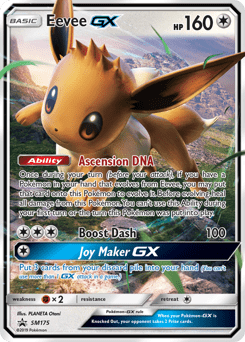 Eevee-GX #SM175 from SM Black Star Promos