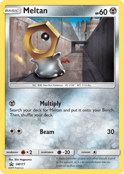 Meltan #SM177 from SM Black Star Promos