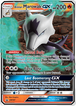 Alolan Marowak-GX #SM187 by 5ban Graphics