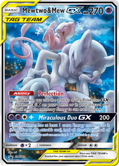 Mewtwo & Mew-GX #SM191 by sui