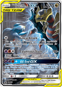 Garchomp & Giratina-GX #SM193 from SM Black Star Promos