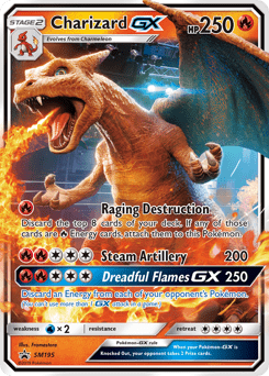 Charizard-GX #SM195 from SM Black Star Promos