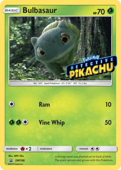 Bulbasaur #SM198 from SM Black Star Promos