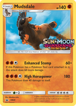Mudsdale #SM20 from SM Black Star Promos