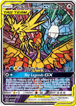 Moltres & Zapdos & Articuno-GX #SM210 from SM Black Star Promos