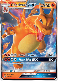 Charizard-GX #SM211 from SM Black Star Promos