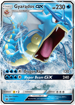 Gyarados-GX #SM212 from SM Black Star Promos