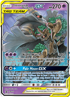 Trevenant & Dusknoir-GX #SM217 from SM Black Star Promos