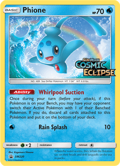 Phione #SM220 from SM Black Star Promos