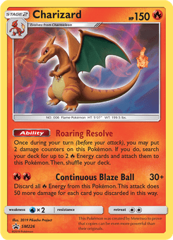 Charizard #SM226 from SM Black Star Promos