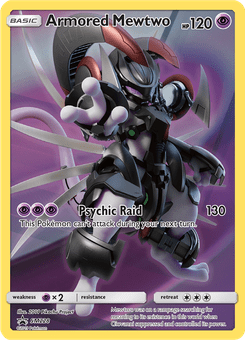 Armored Mewtwo #SM228 from SM Black Star Promos