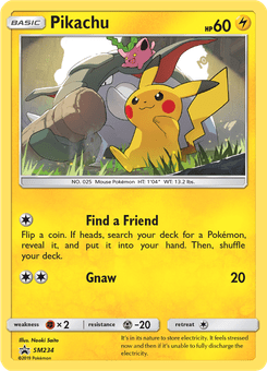 Pikachu #SM234 from SM Black Star Promos