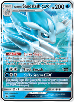 Alolan Sandslash GX #SM236 by 5ban Graphics