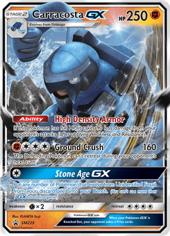 Carracosta GX #SM239 from SM Black Star Promos