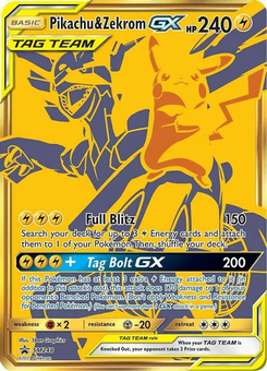 Pikachu & Zekrom #SM248 by 5ban Graphics