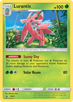 Lurantis #SM25 from SM Black Star Promos