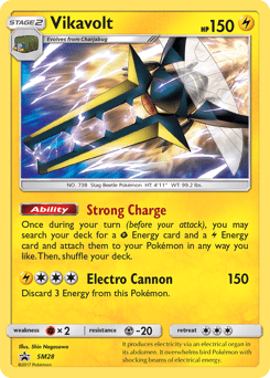 Vikavolt #SM28 from SM Black Star Promos