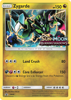 Zygarde #SM48 from SM Black Star Promos