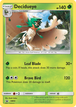 Decidueye #SM55 from SM Black Star Promos