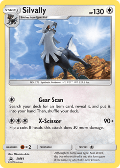 Silvally #SM64 from SM Black Star Promos
