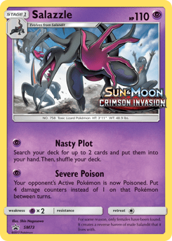 Salazzle #SM73 from SM Black Star Promos