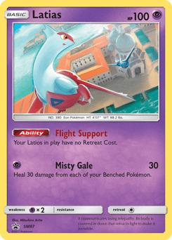 Latias #SM87 from SM Black Star Promos