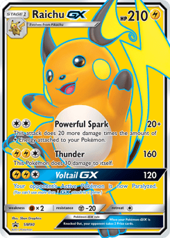 Raichu-GX #SM90 by 5ban Graphics