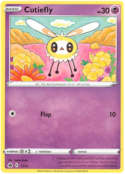 Cutiefly #11 from McDonald's Match Battle