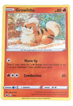 Growlithe #4 from McDonald's Match Battle