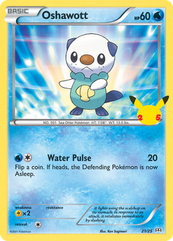 Oshawott #21 by Ken Sugimori