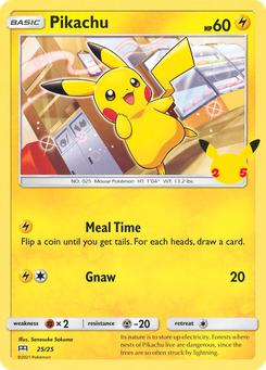Pikachu #25 from McDonald's 25th Anniversary