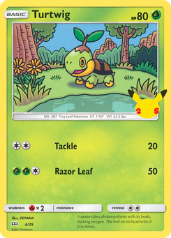 Turtwig #4 from McDonald's 25th Anniversary