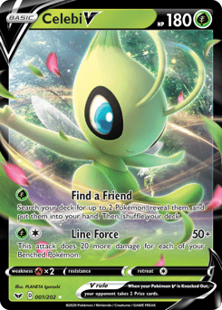Celebi V #1 from Sword & Shield