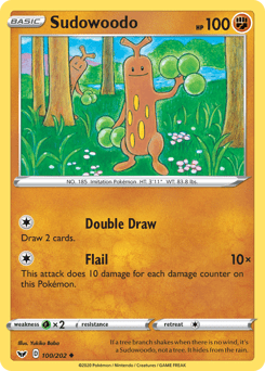 Sudowoodo #100 from Sword & Shield