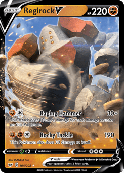 Regirock V #104 from Sword & Shield