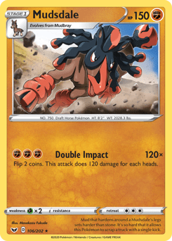 Mudsdale #106 from Sword & Shield