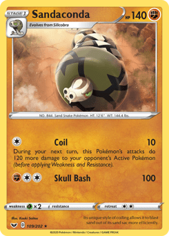 Sandaconda #109 from Sword & Shield