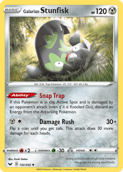 Galarian Stunfisk #132 from Sword & Shield