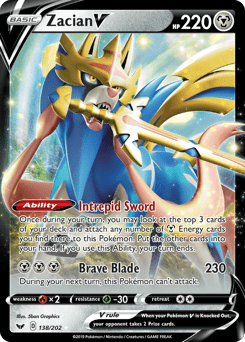 Zacian V #138 from Sword & Shield