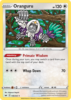 Oranguru #148 from Sword & Shield