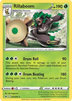 Rillaboom #15 from Sword & Shield
