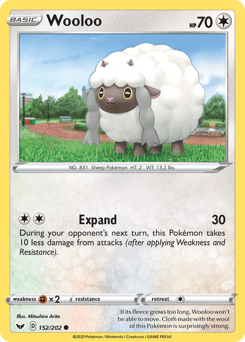 Wooloo #152 from Sword & Shield
