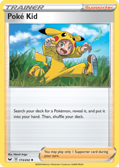 Poké Kid #173 from Sword & Shield