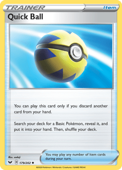 Quick Ball #179 from Sword & Shield