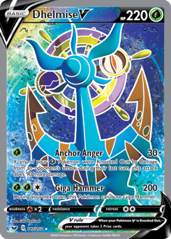 Dhelmise V #187 from Sword & Shield