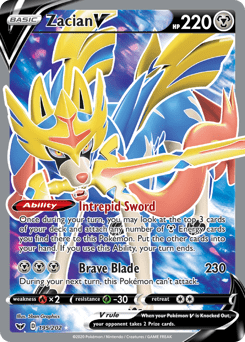 Zacian V #195 from Sword & Shield